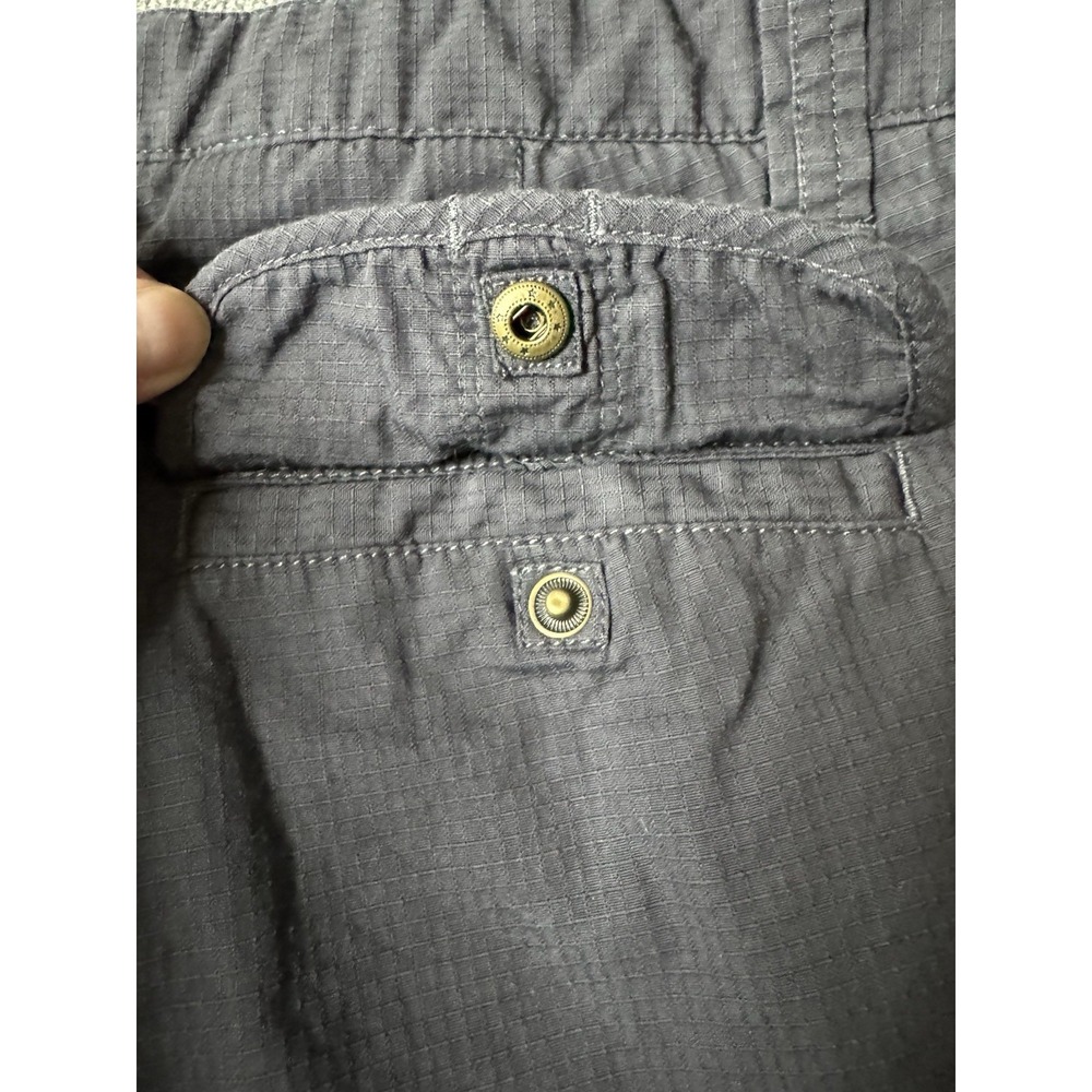 Chap's Men's Classic Gray Cargo Shorts Size 30 100% Cotton ,Outdoors, Hiking,USA - Picture 10 of 10